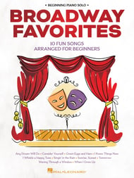 Broadway Favorites piano sheet music cover Thumbnail